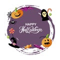 Happy Halloween card Royalty Free Stock Photo