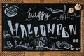 Happy Halloween hand lettering