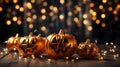 Happy Halloween holiday background banner greeting card Royalty Free Stock Photo