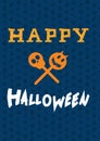 Happy Halloween Lettering Royalty Free Stock Photo