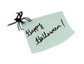 Happy Halloween Note