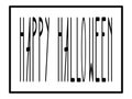 Happy Halloween original stamp. Vector