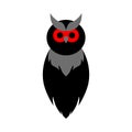 Happy Halloween Owl Element Royalty Free Stock Photo