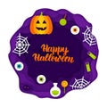 Happy Halloween Papercut Concept