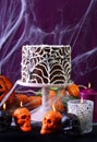 Happy Halloween Party Table Royalty Free Stock Photo