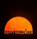 Happy Halloween poster Royalty Free Stock Photo