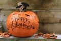 Happy Halloween pumpkin Royalty Free Stock Photo