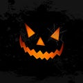 Happy Halloween pumpkin face spider web illustration EPS10 file Royalty Free Stock Photo