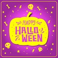 Happy halloween s purple