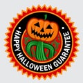 Happy Halloween Seal Royalty Free Stock Photo