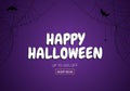 Happy Halloween, Shop Now poster Template Background. Vector Illustration