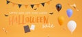 happy halloween with shopping sale this week concept Royalty Free Stock Photo