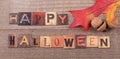 Happy Halloween Sign Royalty Free Stock Photo