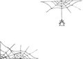 HalloweenHappy Halloween. Spider. Hand drawn illustration. Royalty Free Stock Photo