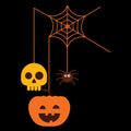 Happy Halloween spider web New image
