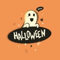 Halloween spooky ghost