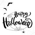 Happy Halloween template for banner or poster.