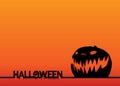 Happy Halloween Text Banner and Pumpkin Head design poster elements logos, badges, labels, icons and objects. invitation