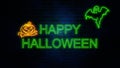 Happy halloween theme background.