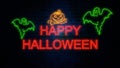 Happy halloween theme background.