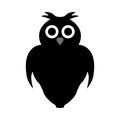 Happy Halloween Owl Element Royalty Free Stock Photo