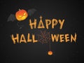 Happy Halloween theme vector illustration Royalty Free Stock Photo