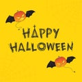 Happy Halloween theme vector illustration Royalty Free Stock Photo