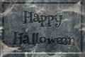 Happy Halloween tombstone Royalty Free Stock Photo