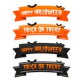 Happy Halloween trick or treat ribbons