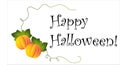 Happy halloween type Royalty Free Stock Photo