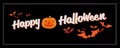 Happy Halloween typography calligraphy. Seasonal lettering. background layout design banner. vector illustration Royalty Free Stock Photo