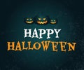 Happy Halloween vector typography