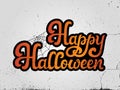 Happy Halloween vector typography