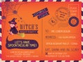 Happy Halloween Vintage Postcard invitation background design