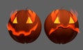 Happy hallowen of background, 3d Royalty Free Stock Photo