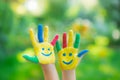 Happy hands Royalty Free Stock Photo