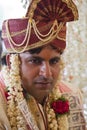 Happy handsome Indian groom