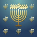 Happy Hanukah sameah greeting card