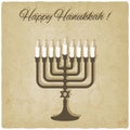 Happy Hanukkah card Royalty Free Stock Photo