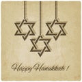 Happy Hanukkah card Royalty Free Stock Photo