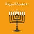 Happy Hanukkah card Royalty Free Stock Photo