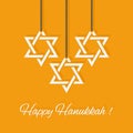 Happy Hanukkah card Royalty Free Stock Photo