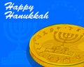 Happy Hanukkah festival celebration background