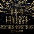 Happy Hanukkah, jewish holiday