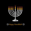 Happy Hanukkah symbol- Jewish holiday celebration