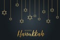 Happy Hanukkah. Traditional Jewish holiday. Chankkah banner background design concept.