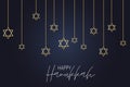 Happy Hanukkah. Traditional Jewish holiday. Chankkah banner background design concept.