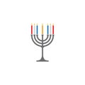 Happy Hanukkah Vector icon design Royalty Free Stock Photo