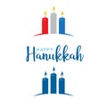 Happy Hanukkah Vector icon design Royalty Free Stock Photo