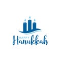 Happy Hanukkah Vector icon design Royalty Free Stock Photo